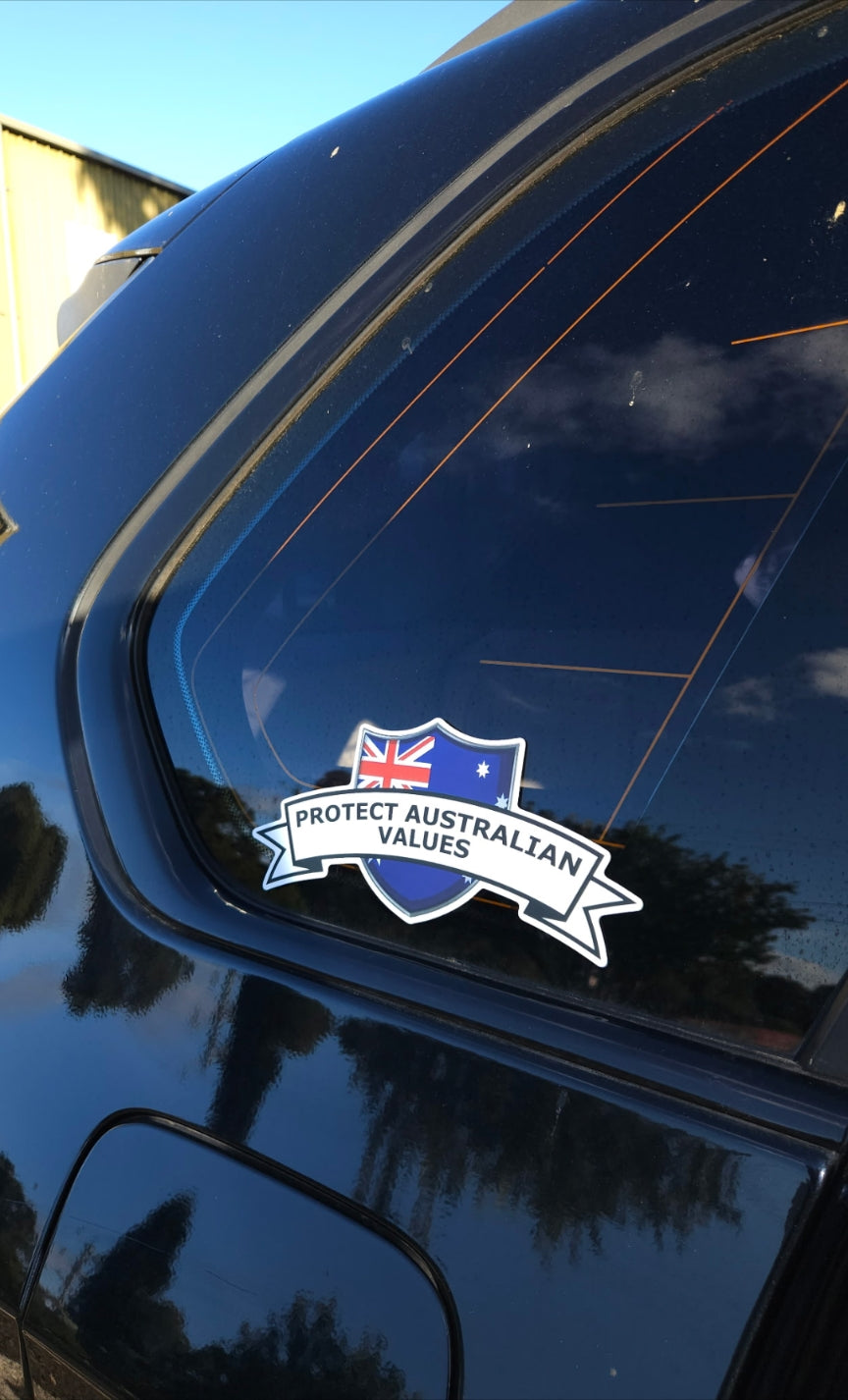 Protect Australian Values Sticker 2 Pack